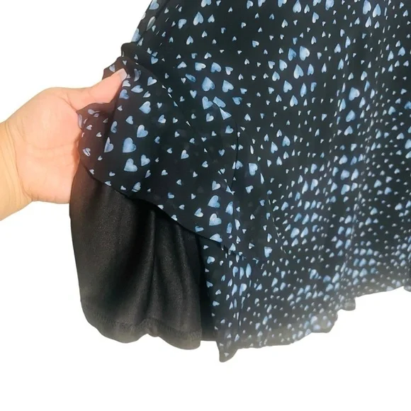 Torrid dress heart print size 14 ditsy romantic casual plus spring summer - Picture 12 of 12